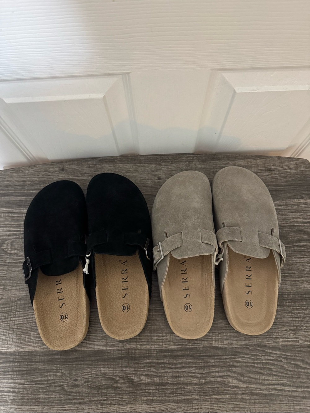 NWT 2 Pairs Serra Suede Clogs Size 10